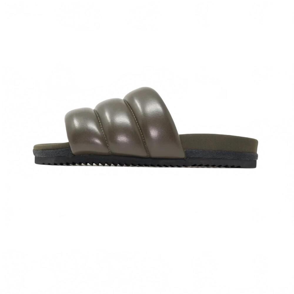 NEW ROAM women's puffy sandals in olive